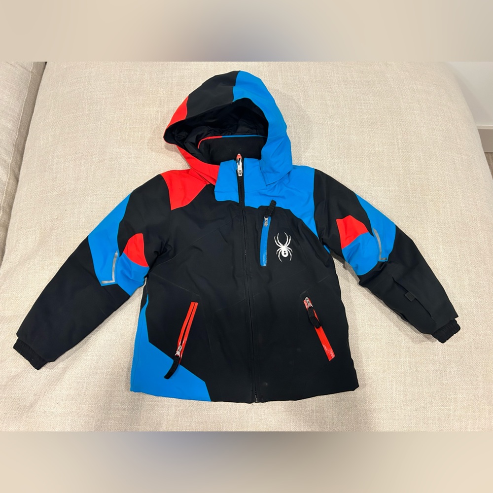 Spyder boys ski snowboarding jacket coat size 5